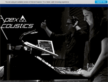 Tablet Screenshot of apexacoustics.com